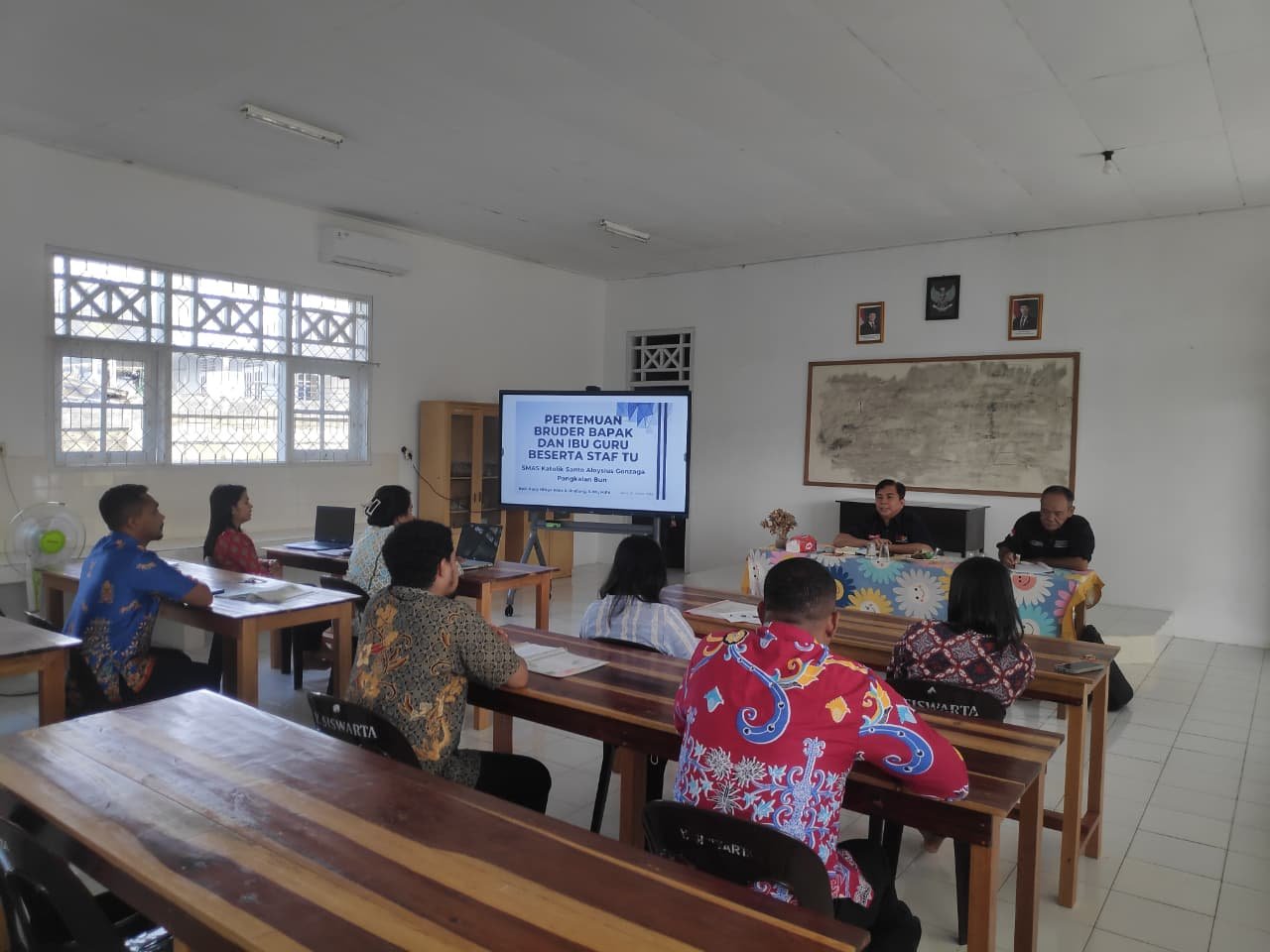 Kunjungan Perdana Pengawas Baru: Selamat Datang Bapak Rudy Hilkya di SMAS Katolik Santo Aloysius Gonzaga