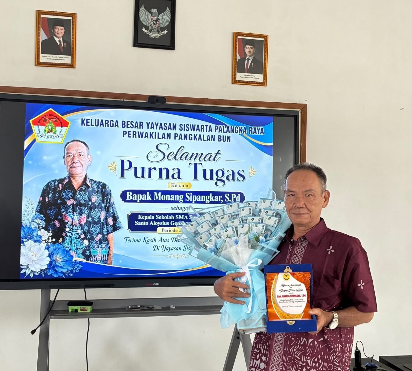 Serah Terima Jabatan dan Purna Tugas Kepala Sekolah: SMA Swasta Santo Aloysius Gonzaga Pangkalan Bun Sambut Kepemimpinan Baru